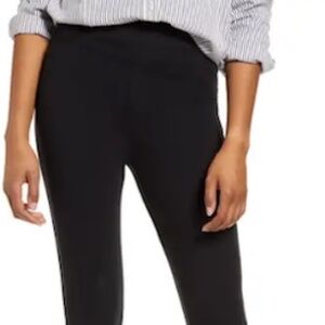 SPANX The Perfect Pant Back Seam Skinny Ankle Pants Black Small Petite